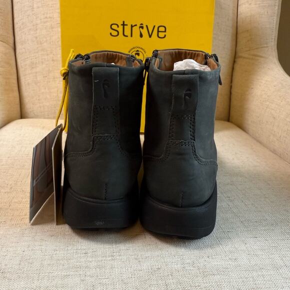 Strive Bamford II Leather Ankle Boots Dark Grey Size EU 37 US 6 New in Box NIB - Picture 4 of 9